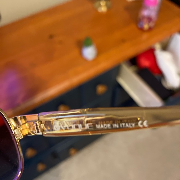 Vintage 90’s Vogue (made in Italy), pink/rose coloured glasses - Picture 4 of 4